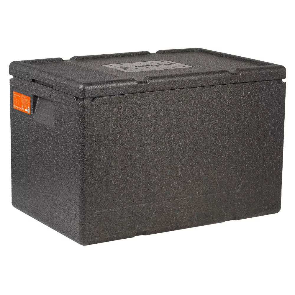 Термоконтейнер с крышкой 60 л, 600*400*400мм, ВПП, цвет черный - Артикул ADCB019 - Производитель Airline - Фото, Отзывы, Цены 