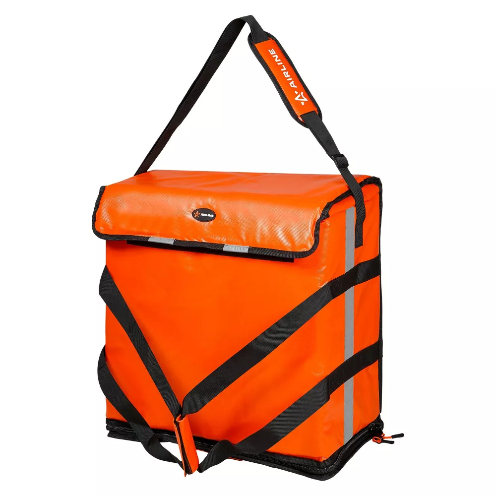 Сумка-холодильник (термосумка) PIZZA GO 55л (47*47*25см), оранжевая - Артикул ADCB030 - Производитель Airline - Фото, Отзывы, Цены 