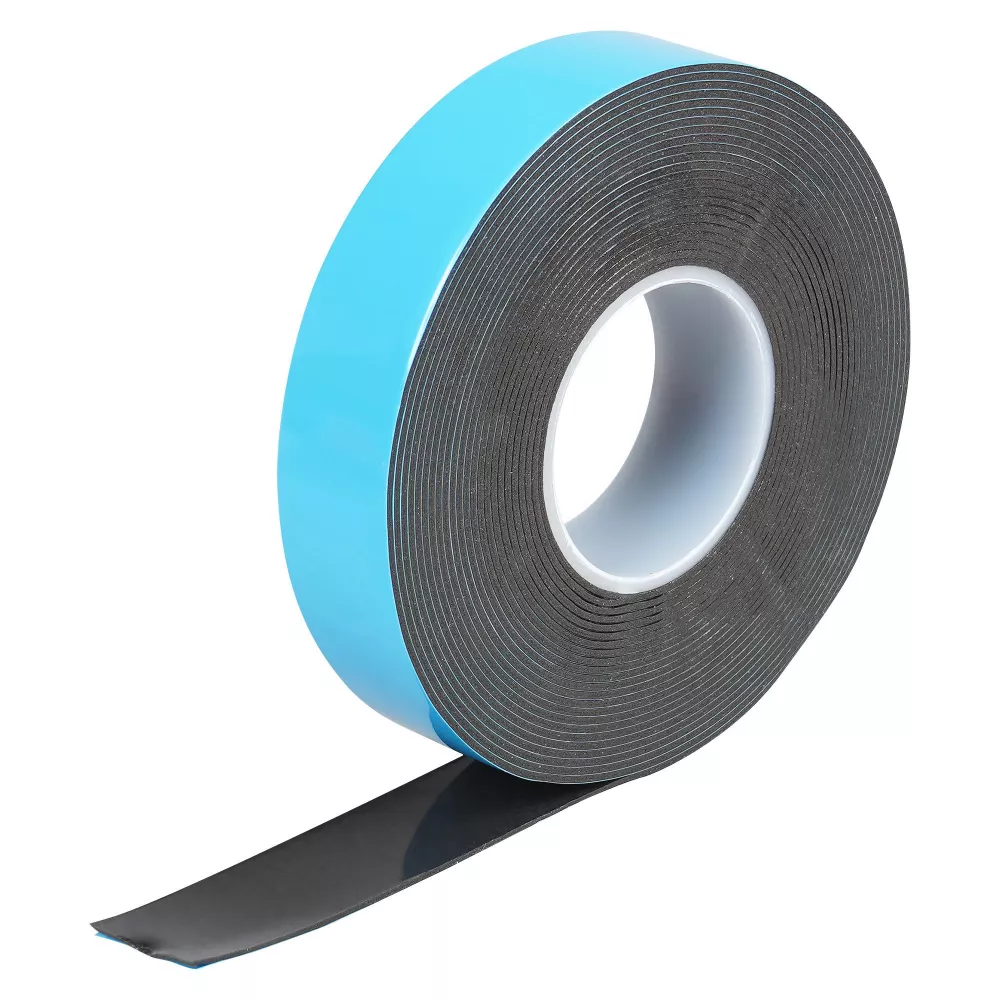 Лента двусторонняя клейкая (скотч), 20мм*5м, акриловая вспененная основа, черная - Артикул ADSA011 - Производитель Airline - Фото, Отзывы, Цены 