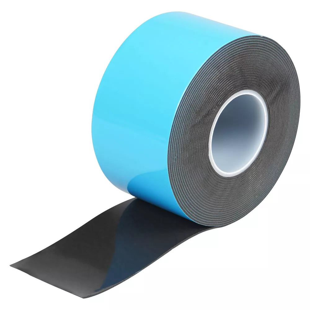 Лента двусторонняя клейкая (скотч), 50мм*5м, акриловая вспененная основа, черная - Артикул ADSA013 - Производитель Airline - Фото, Отзывы, Цены 