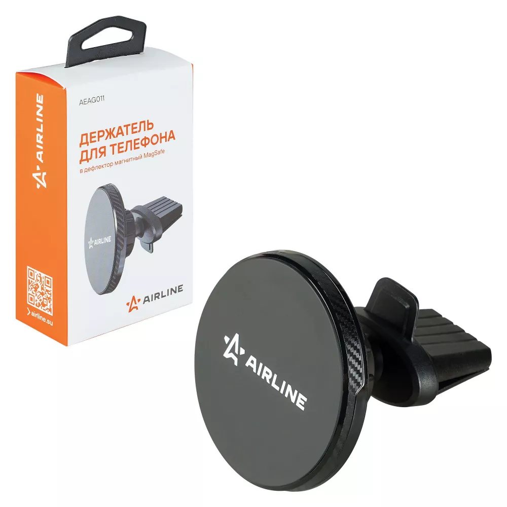 Держатель для телефона автомобильный в дефлектор магнитный MagSafe - Артикул AEAG011 - Производитель Airline - Фото, Отзывы, Цены 