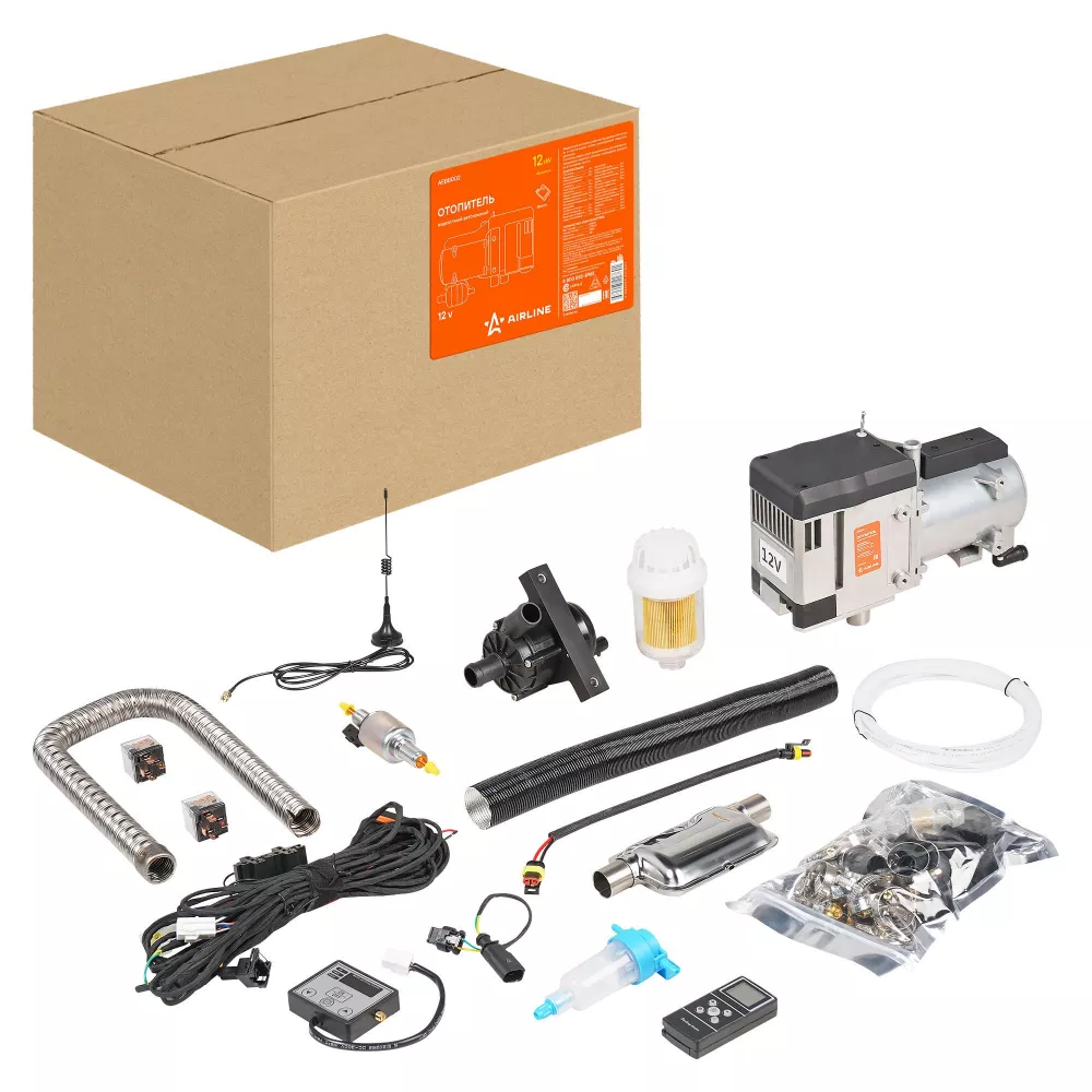 Отопитель жидкостный автономный 12В 12КВт дизель - Артикул AEBB002 - Производитель Airline - Фото, Отзывы, Цены 