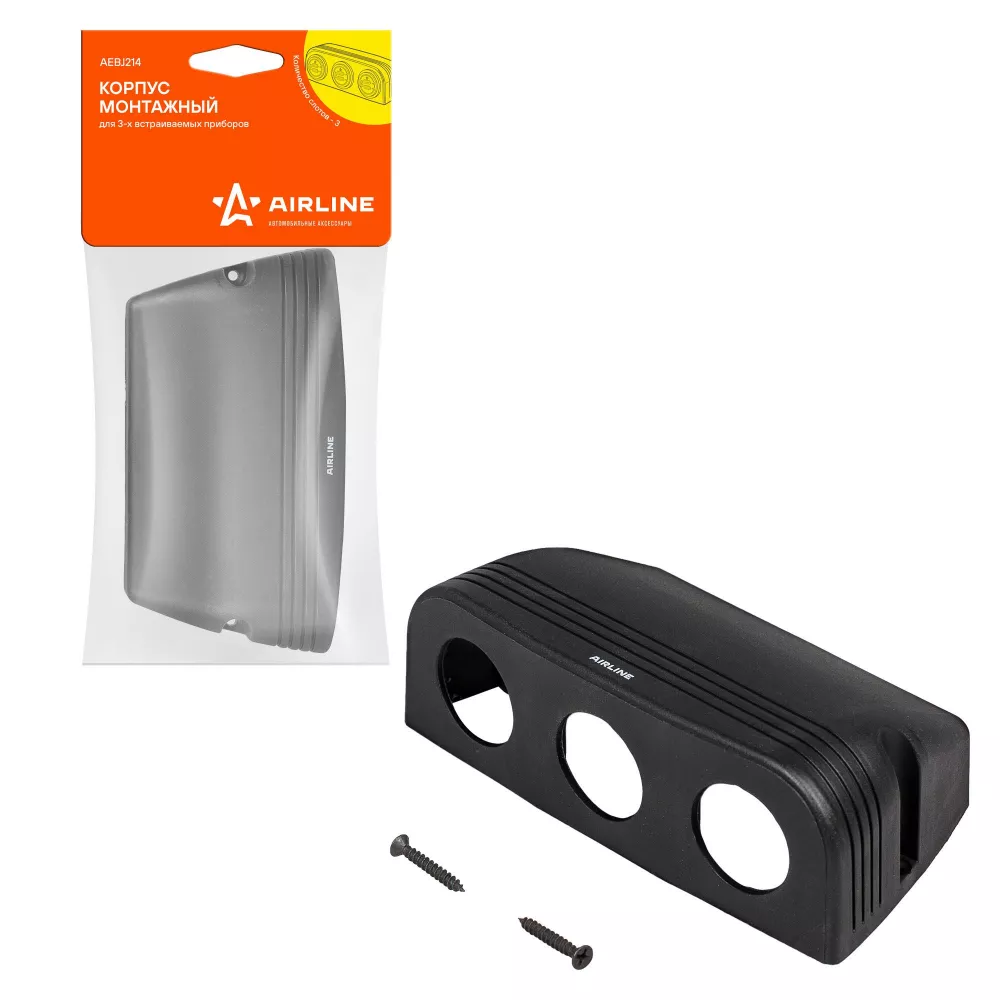 Корпус монтажный для 3 встраиваемых приборов - Артикул AEBJ214 - Производитель Airline - Фото, Отзывы, Цены 