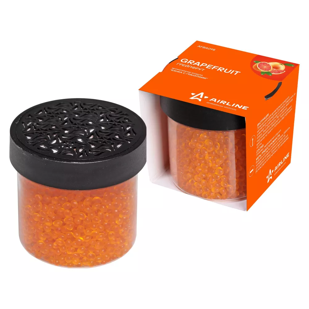 Ароматизатор "Банка с гранулами" грейпфрут - Артикул AFBA098 - Производитель Airline - Фото, Отзывы, Цены 