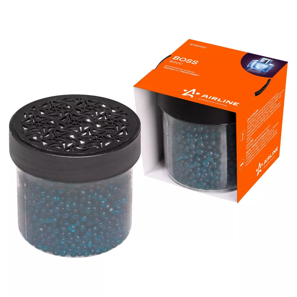 Ароматизатор "Банка с гранулами" Boss - Артикул AFBA100 - Производитель Airline - Фото, Отзывы, Цены 