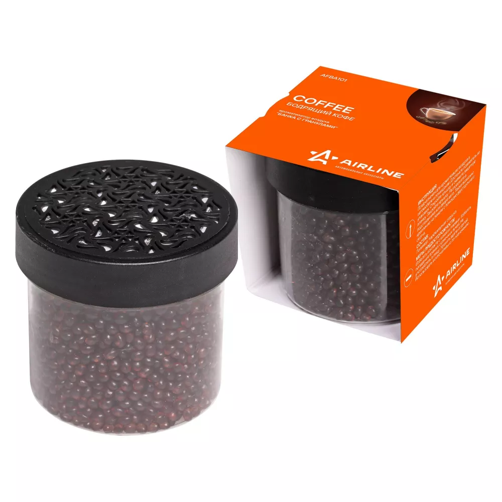 Ароматизатор "Банка с гранулами" бодрящий кофе - Артикул AFBA101 - Производитель Airline - Фото, Отзывы, Цены 