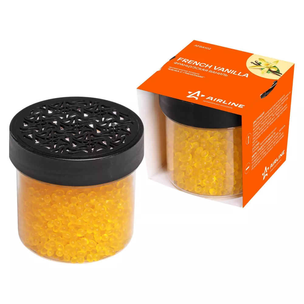 Ароматизатор "Банка с гранулами" французская ваниль - Артикул AFBA102 - Производитель Airline - Фото, Отзывы, Цены 