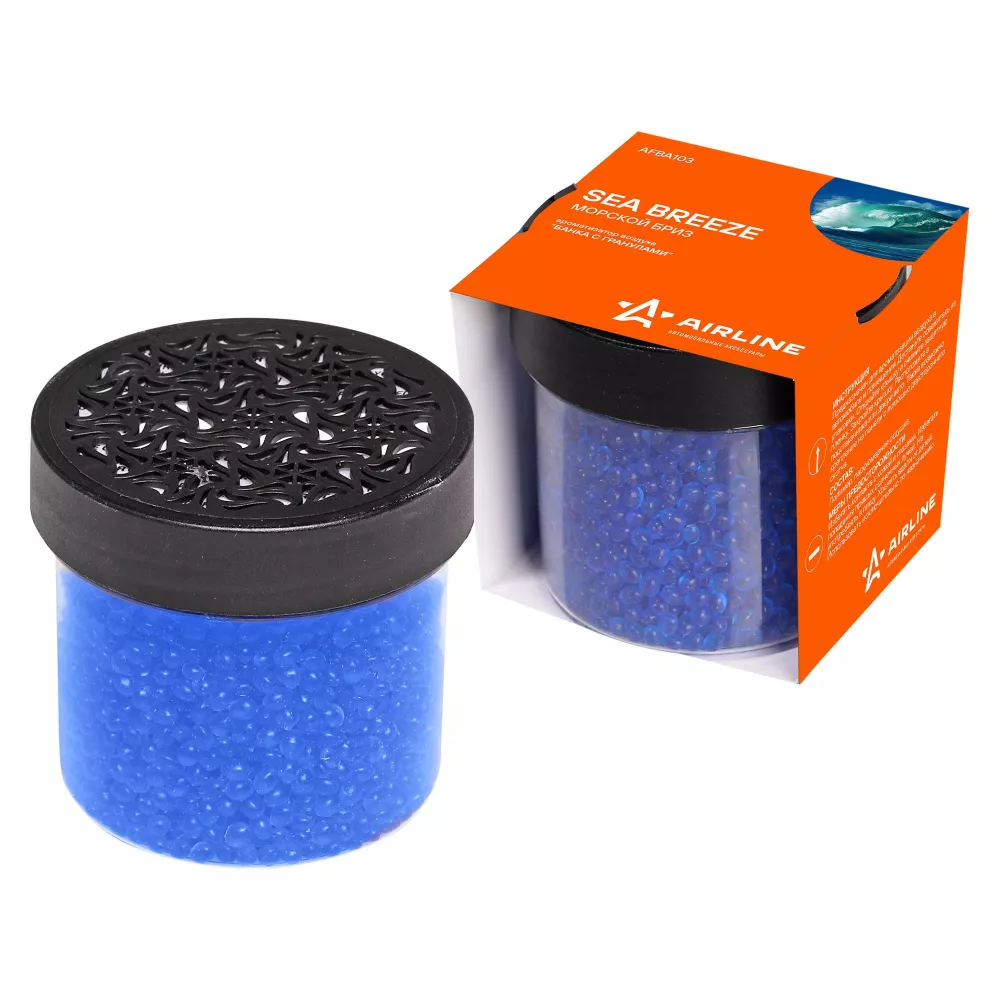 Ароматизатор "Банка с гранулами" морской бриз - Артикул AFBA103 - Производитель Airline - Фото, Отзывы, Цены 