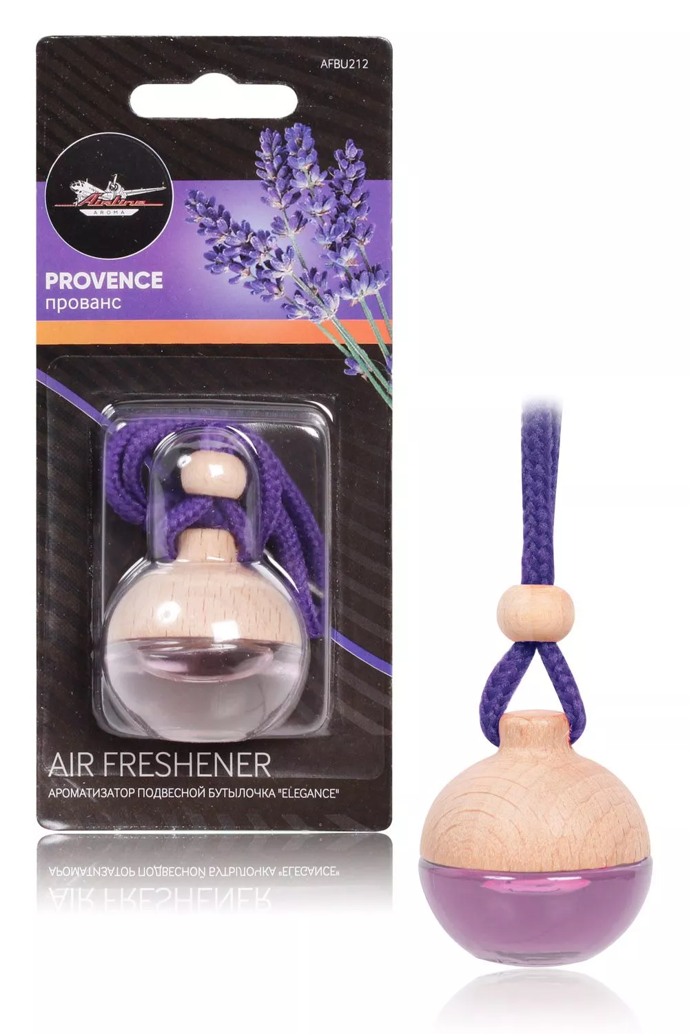 Ароматизатор подвесной бутылочка "Elegance" Прованс - Артикул AFBU212 - Производитель Airline - Фото, Отзывы, Цены 