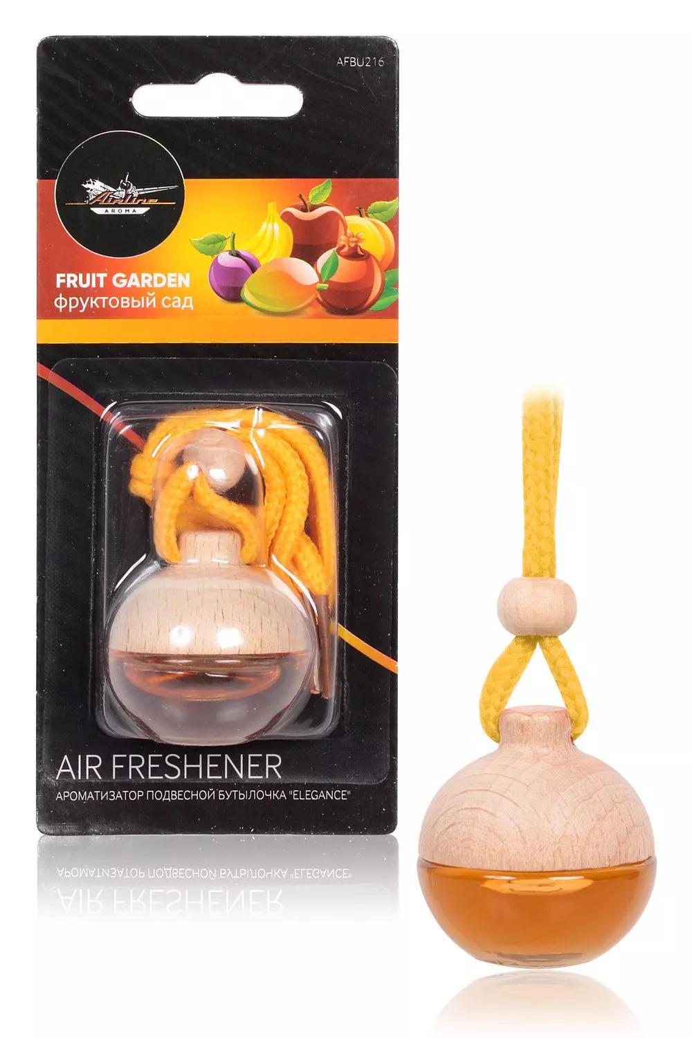 Ароматизатор подвесной бутылочка "Elegance" Фруктовый сад - Артикул AFBU216 - Производитель Airline - Фото, Отзывы, Цены 