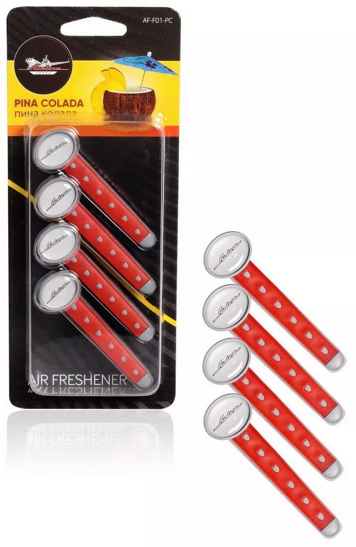 Ароматизатор в дефлектор "Клипса" пина колада - Артикул AFF01PC - Производитель Airline - Фото, Отзывы, Цены 
