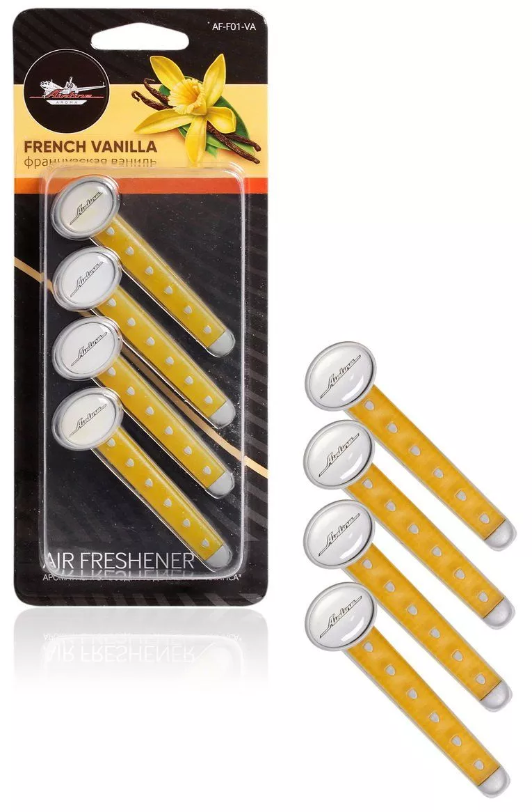 Ароматизатор в дефлектор "Клипса" французская ваниль - Артикул AFF01VA - Производитель Airline - Фото, Отзывы, Цены 