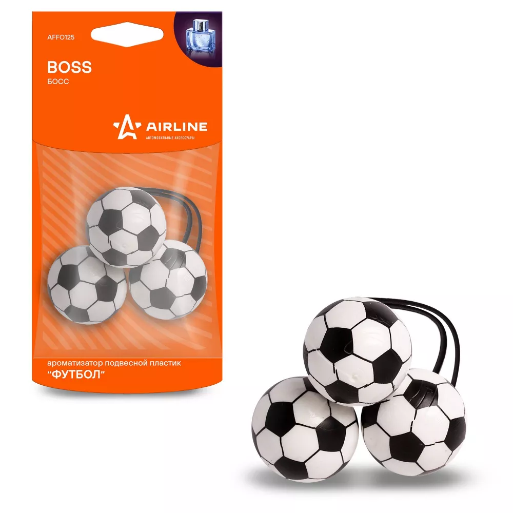 Ароматизатор подвесной "Футбол" Boss - Артикул AFFO125 - Производитель Airline - Фото, Отзывы, Цены 