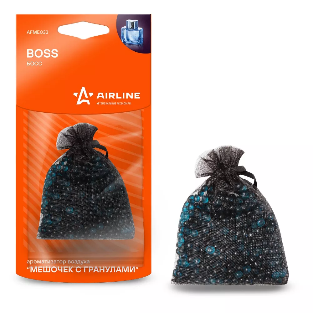 Ароматизатор подвесной "Мешочек с гранулами" Boss - Артикул AFME033 - Производитель Airline - Фото, Отзывы, Цены 