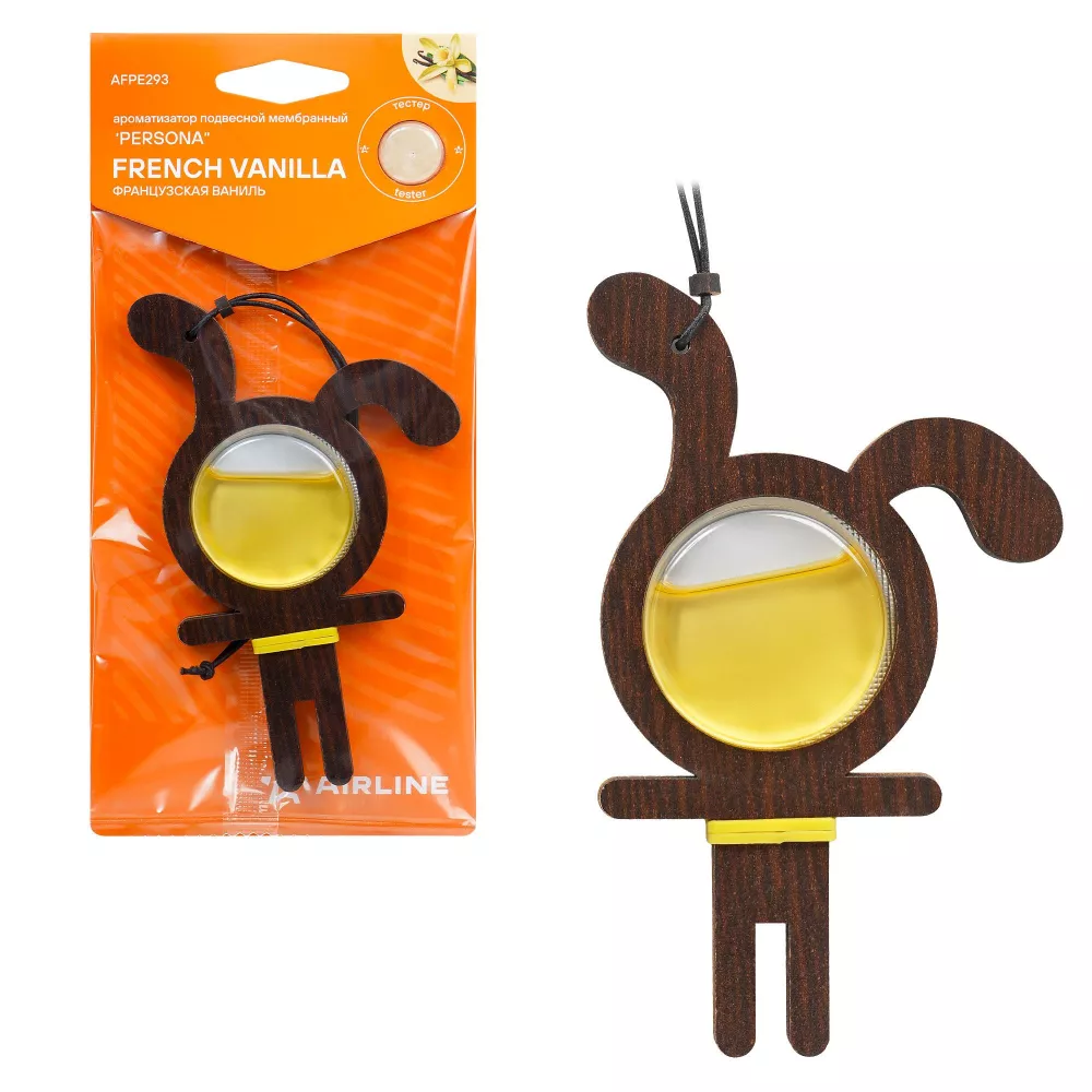 Ароматизатор подвесной мембранный "Persona" Французская ваниль - Артикул AFPE293 - Производитель Airline - Фото, Отзывы, Цены 