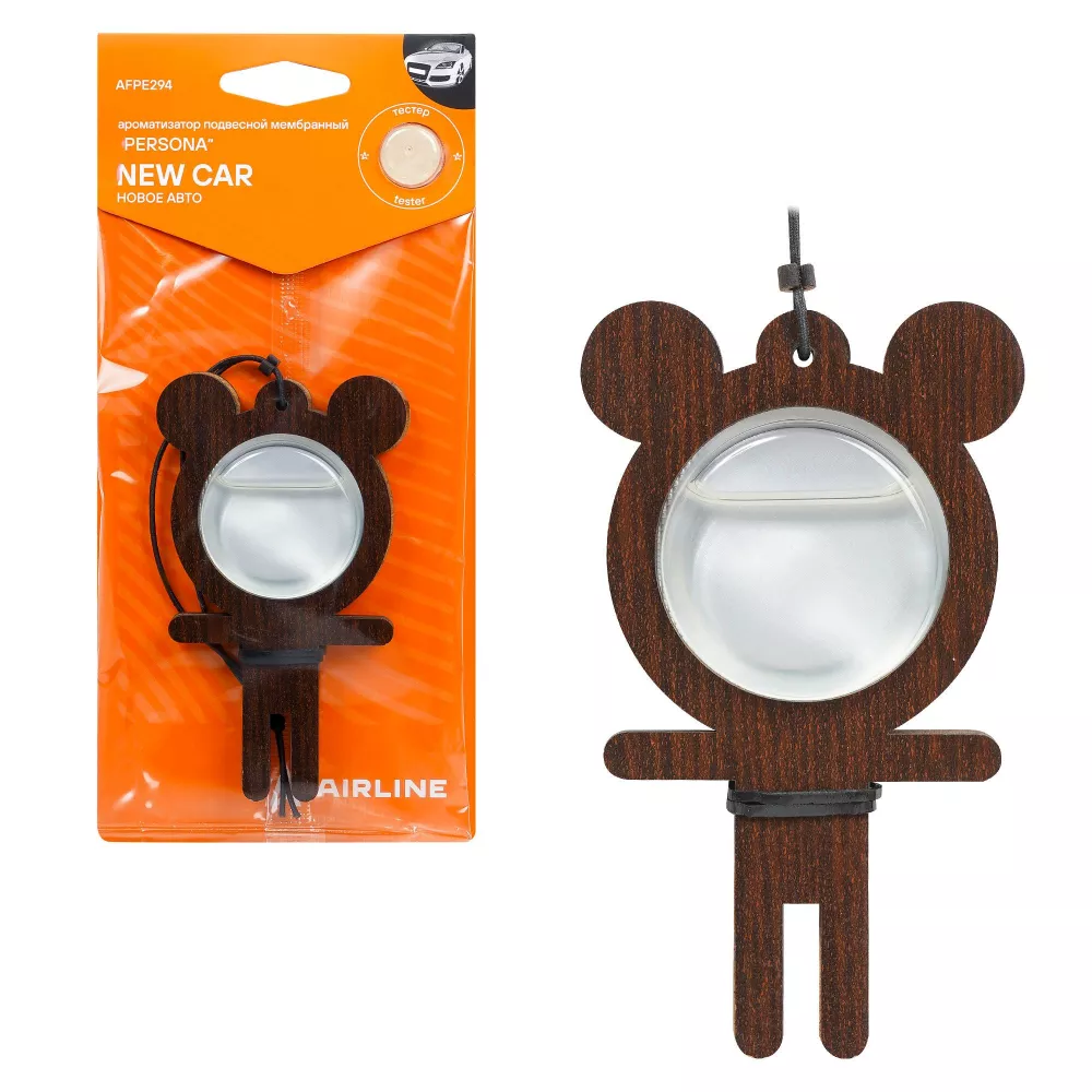 Ароматизатор подвесной мембранный "Persona" Новое авто - Артикул AFPE294 - Производитель Airline - Фото, Отзывы, Цены 