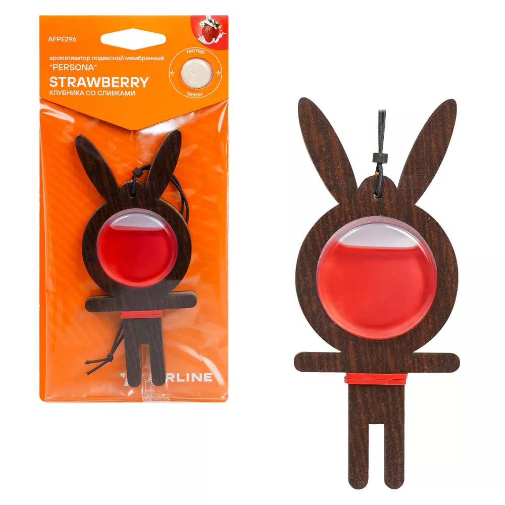 Ароматизатор подвесной мембранный "Persona" Клубника со сливками - Артикул AFPE296 - Производитель Airline - Фото, Отзывы, Цены 