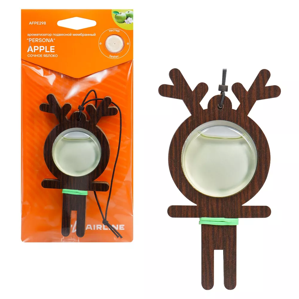Ароматизатор подвесной мембранный "Persona" Сочное яблоко - Артикул AFPE298 - Производитель Airline - Фото, Отзывы, Цены 