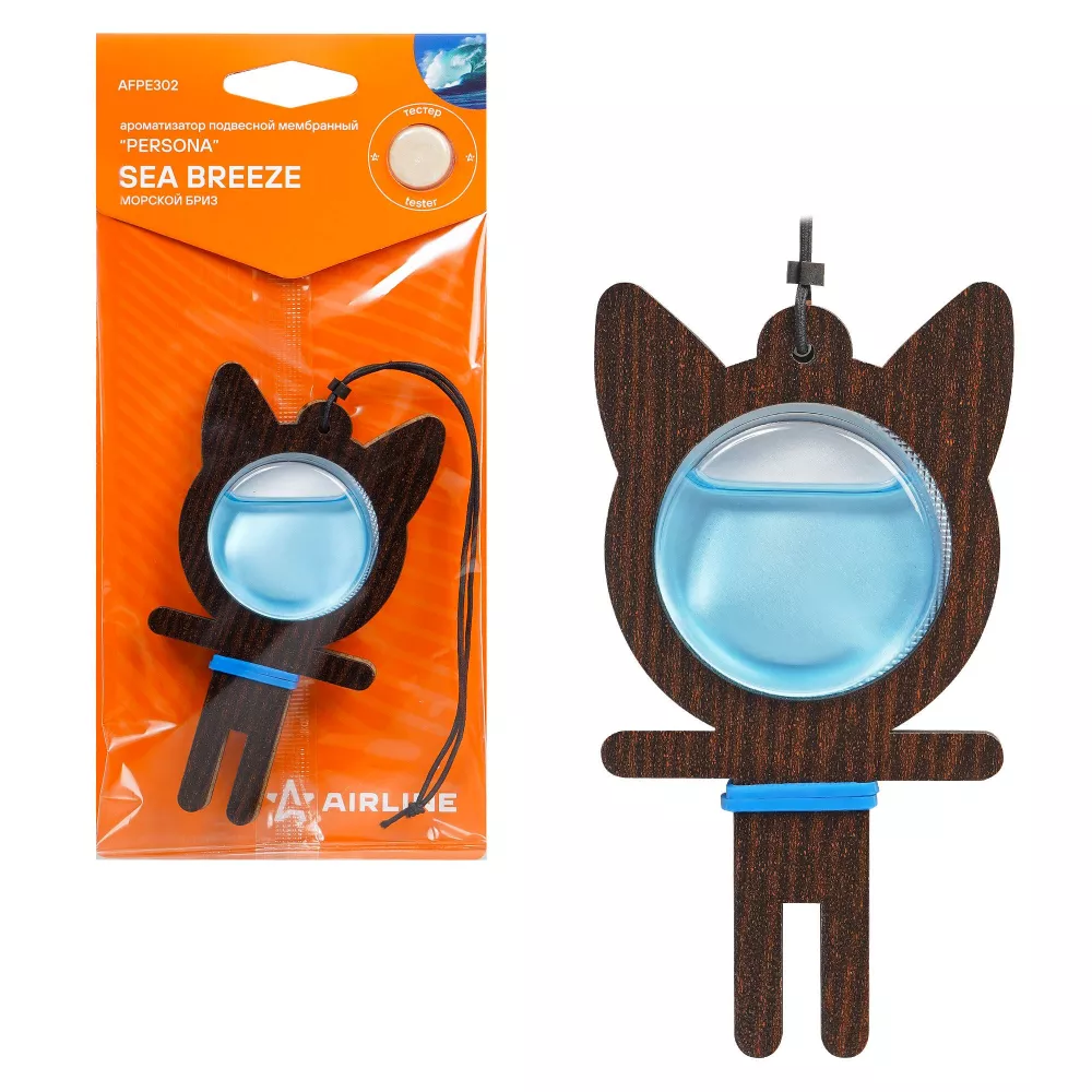 Ароматизатор подвесной мембранный "Persona" Морской бриз - Артикул AFPE302 - Производитель Airline - Фото, Отзывы, Цены 