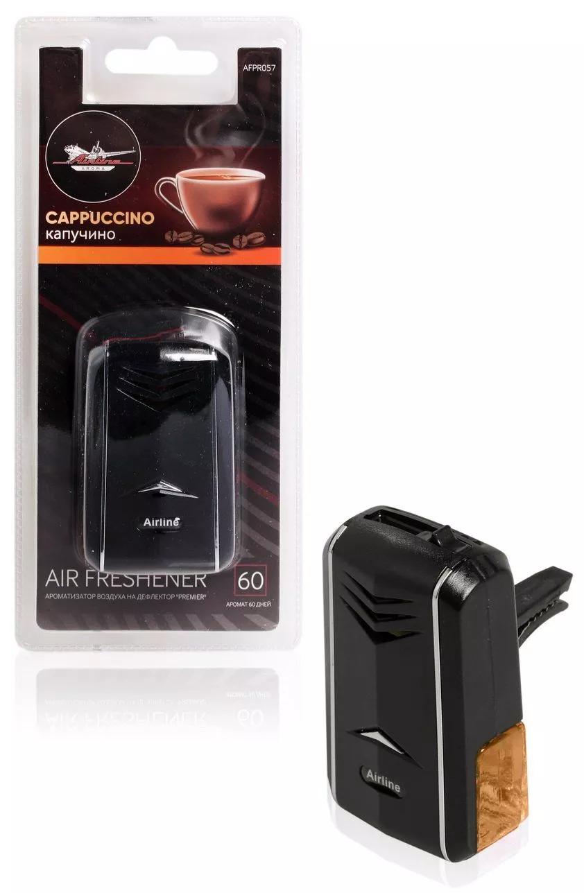 Ароматизатор на дефлектор "Premier" капучино - Артикул AFPR057 - Производитель Airline - Фото, Отзывы, Цены 