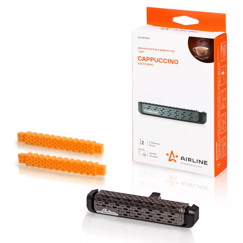 Ароматизатор на дефлектор "VIP" Капучино - Артикул AFVIP043 - Производитель Airline - Фото, Отзывы, Цены 