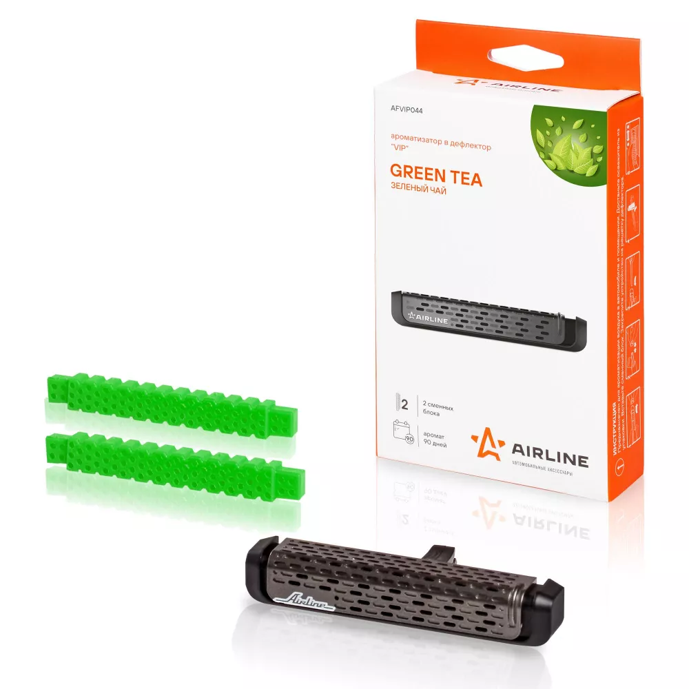 Ароматизатор на дефлектор "VIP" Зеленый чай - Артикул AFVIP044 - Производитель Airline - Фото, Отзывы, Цены 