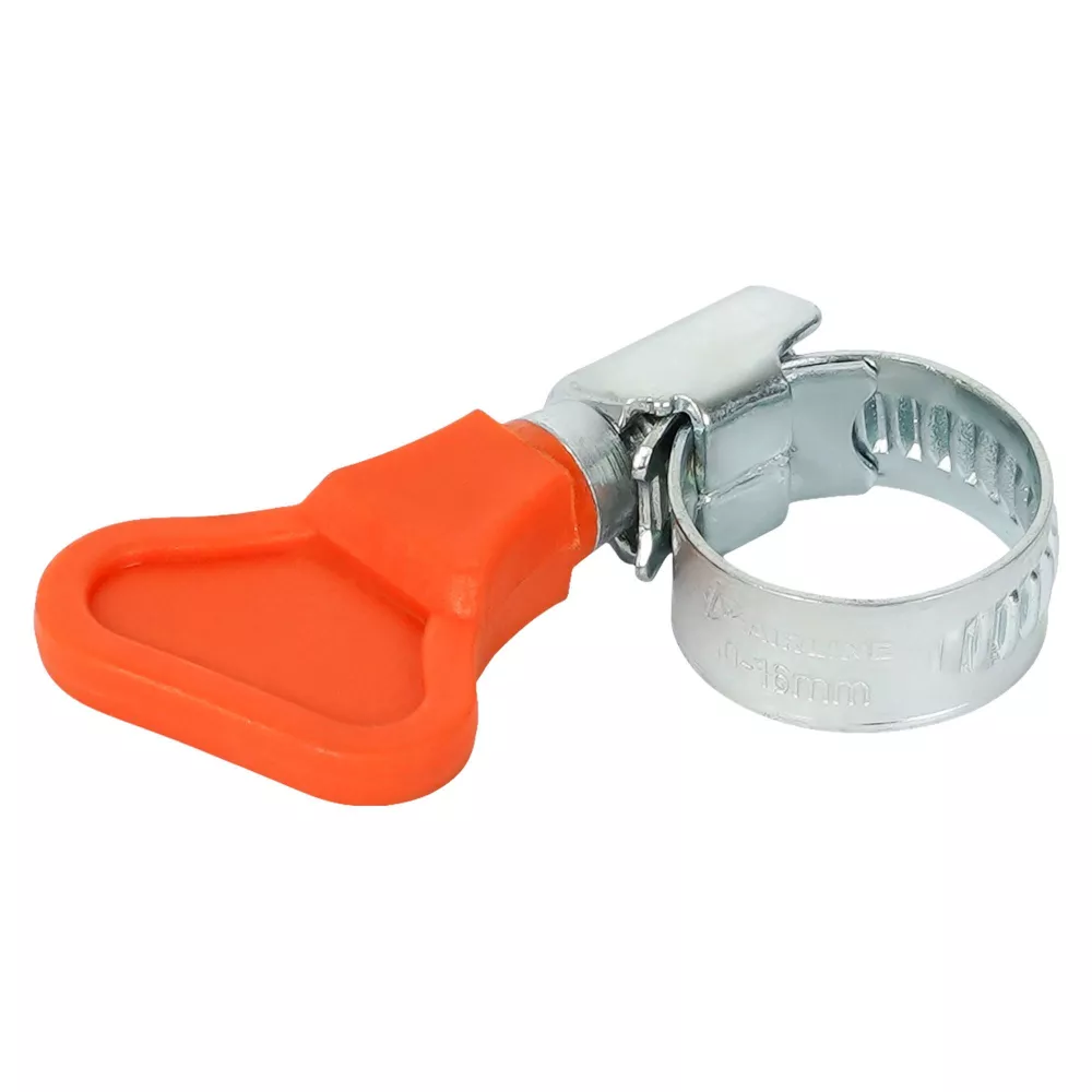 Хомут червячный 10-16/9мм с ключом, стандарт, W1(оцинк.) - Артикул AHCK003 - Производитель Airline - Фото, Отзывы, Цены 