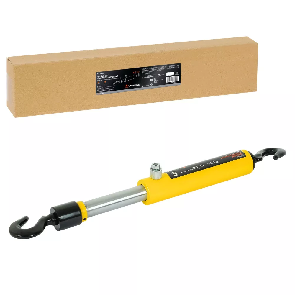 Цилиндр гидравлический обратного действия с крюками (стяжка) 5т - Артикул AHCRA02 - Производитель Airline - Фото, Отзывы, Цены 