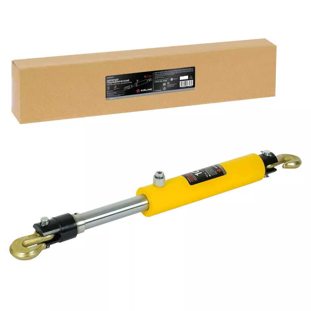 Цилиндр гидравлический обратного действия с крюками (стяжка) 10т - Артикул AHCRA03 - Производитель Airline - Фото, Отзывы, Цены 
