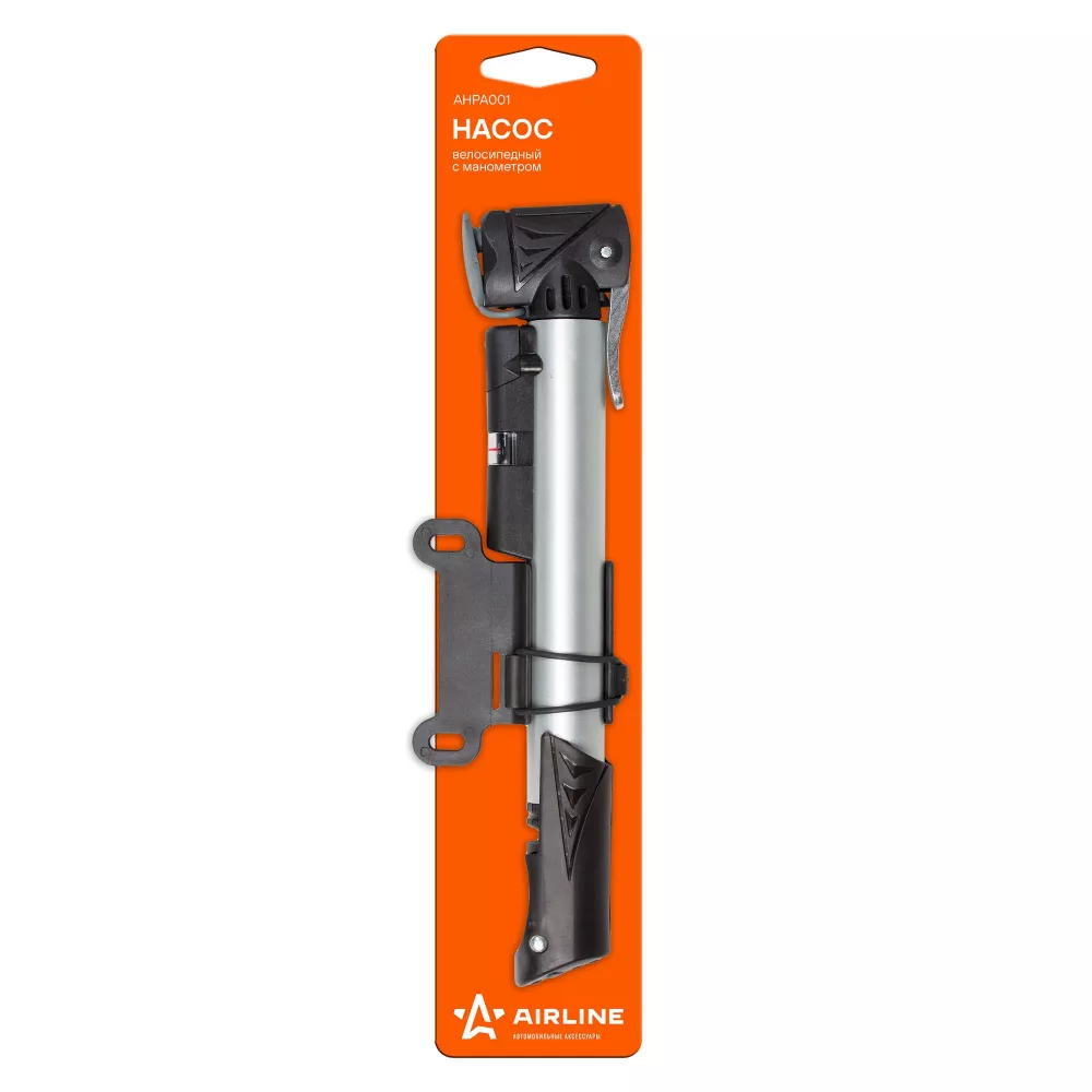 Насос велосипедный с манометром - Артикул AHPA001 - Производитель Airline - Фото, Отзывы, Цены 