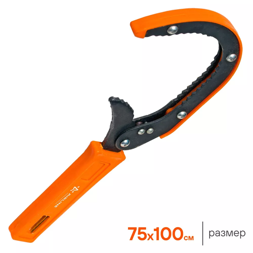 Съемник масляного фильтра Зажим 75-100мм - Артикул AKF01 - Производитель Airline - Фото, Отзывы, Цены 