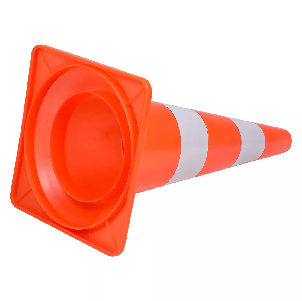 Конус дорожный 520мм, мягкий, 2 световозвращающие полосы, оранжевый - Артикул AKON003 - Производитель Airline - Фото, Отзывы, Цены 