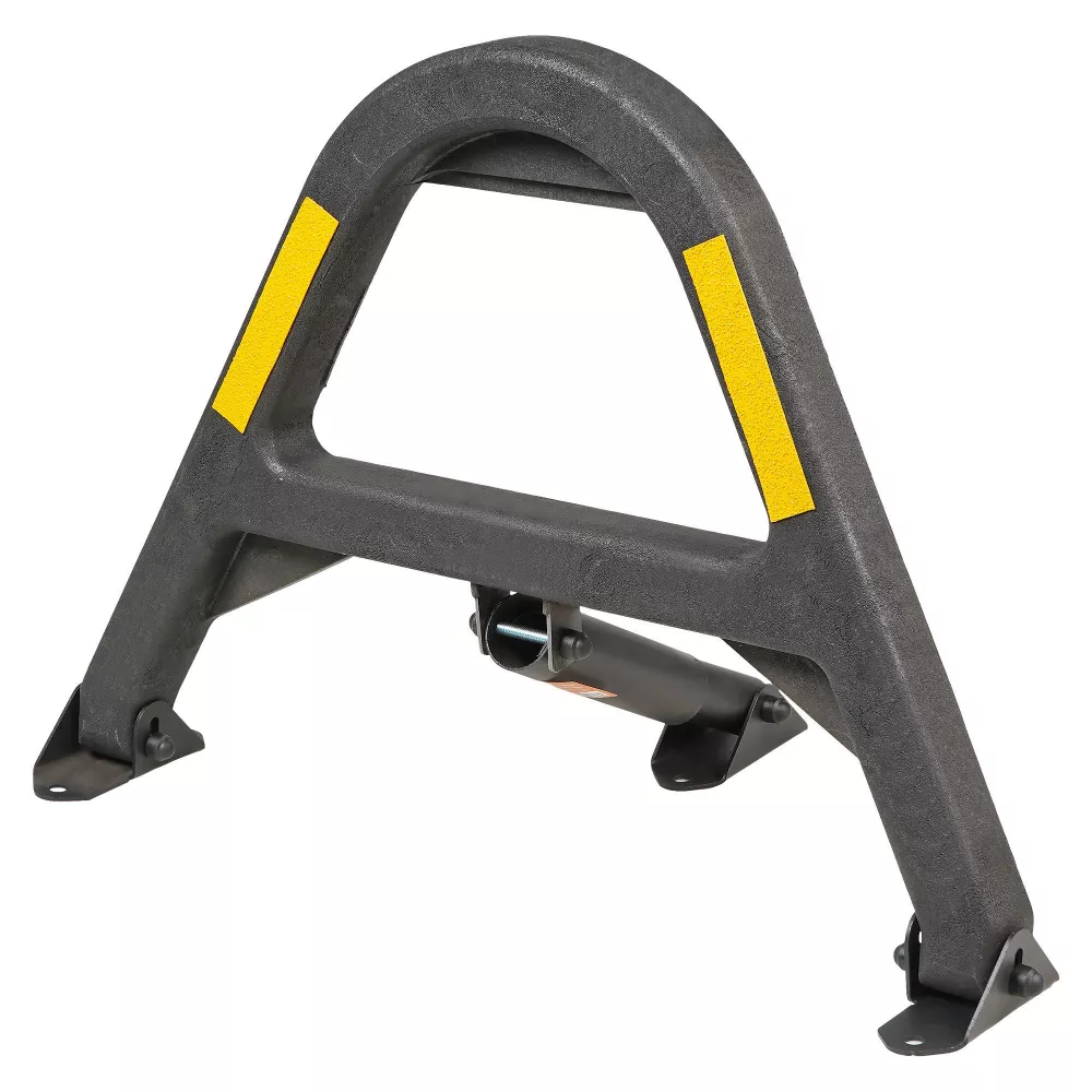 Барьер парковочный композитный с замком, треугольный (665*485*300мм), черный - Артикул AKON007 - Производитель Airline - Фото, Отзывы, Цены 