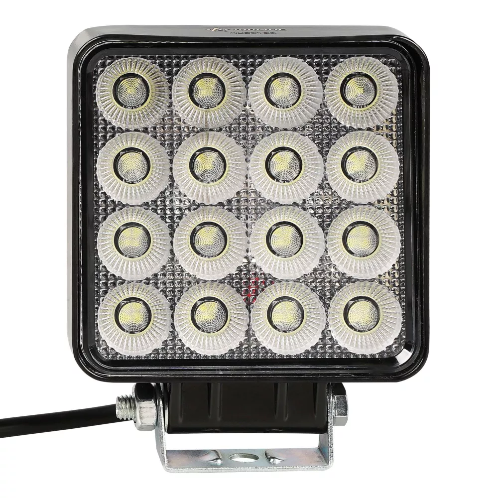 Фара светодиод. квадратная, 64LED, рассеянный свет, 32Вт, 108х108х47мм, 12/24В, PLUS - Артикул ALED106 - Производитель Airline - Фото, Отзывы, Цены 