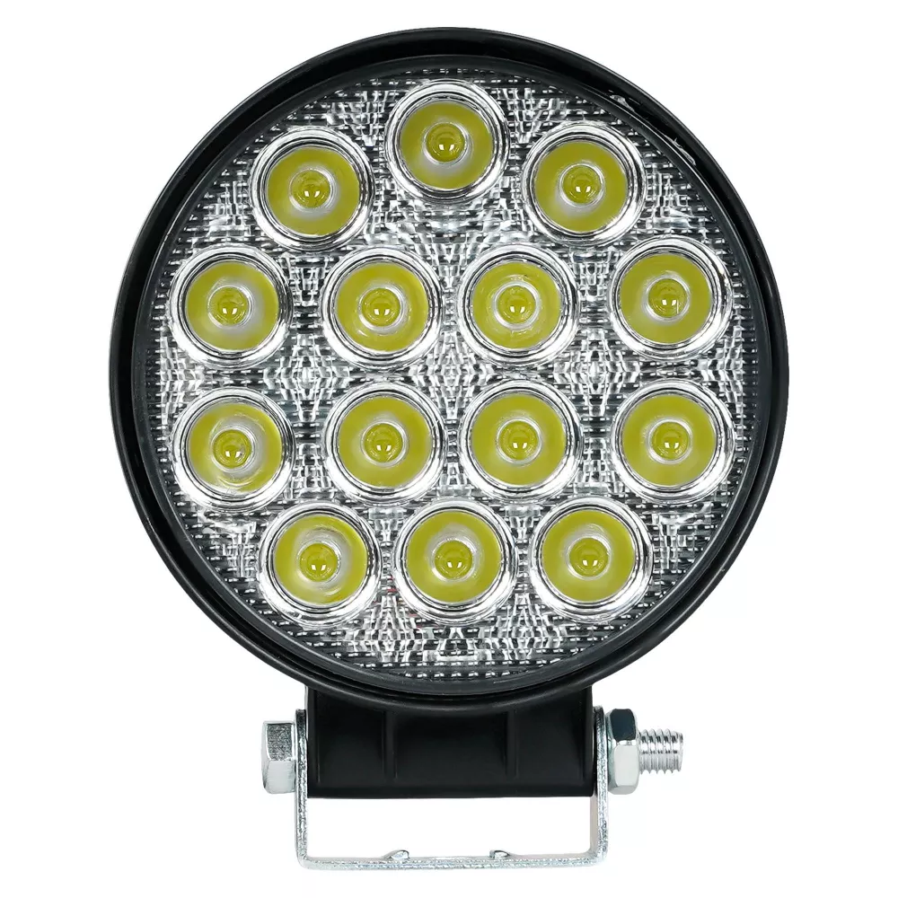 Фара светодиод. круглая, 14LED, рассеянный свет, 42Вт, 112x112x47мм, 12/24В, PRO - Артикул ALED133 - Производитель Airline - Фото, Отзывы, Цены 