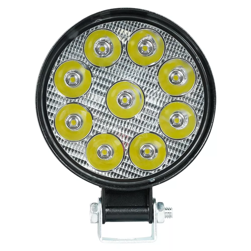 Фара светодиод. круглая, 9LED, направленный свет, 9Вт, 83х83х22мм, 12/24В, PLUS - Артикул ALED144 - Производитель Airline - Фото, Отзывы, Цены 