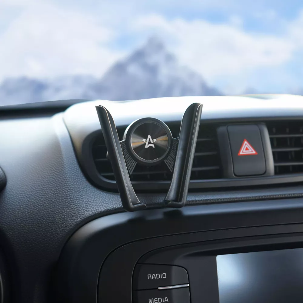 Держатель для телефона автомобильный в дефлектор гравитационный пластик - Артикул AMSU25 - Производитель Airline - Фото, Отзывы, Цены 