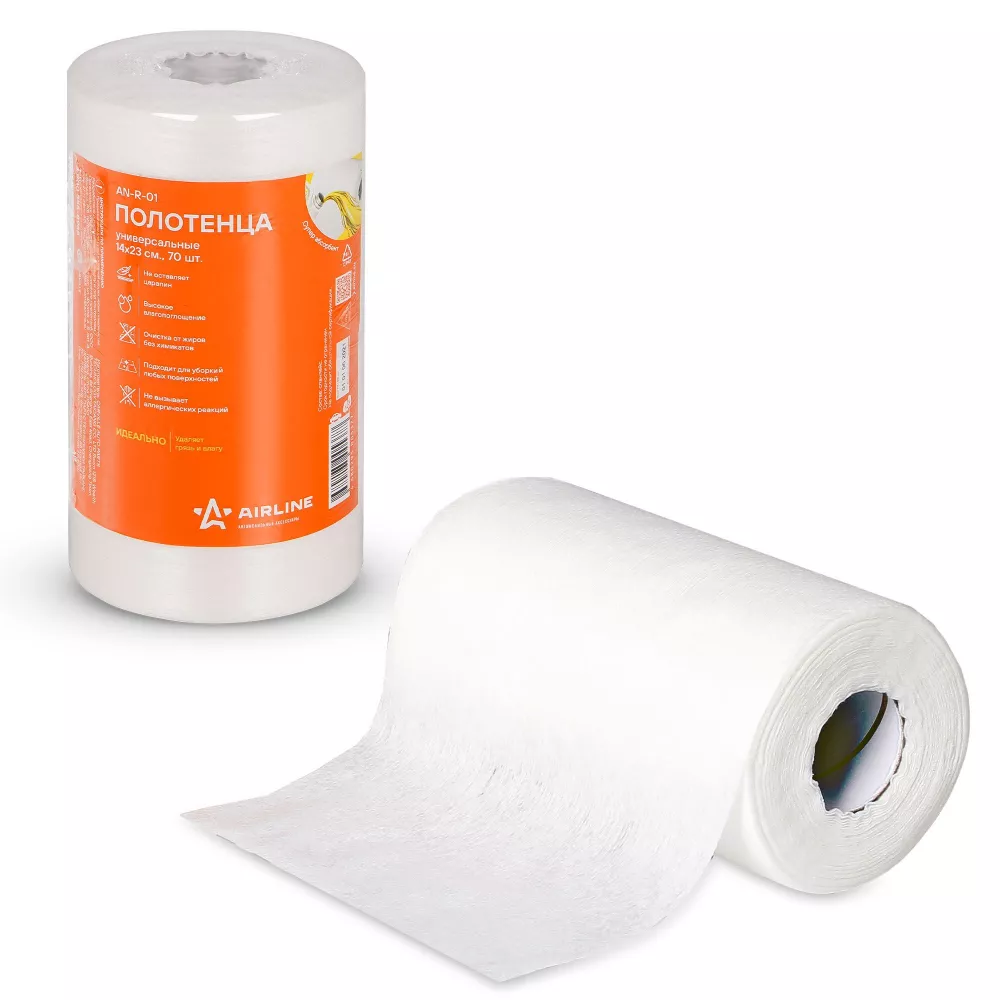 Полотенце универсальное (70 шт., 14х23 см) - Артикул ANR01 - Производитель Airline - Фото, Отзывы, Цены 