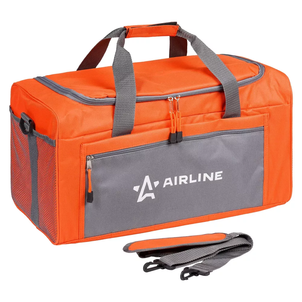 Сумка-холодильник (термосумка) 20л, 43*23*22см, цвет оранжевый/серый - Артикул AOCB03 - Производитель Airline - Фото, Отзывы, Цены 