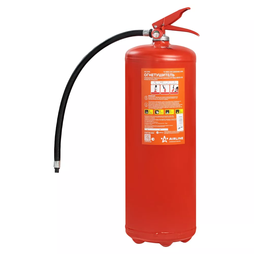 Огнетушитель порошковый ОП8 ABCE - Артикул AOOP8 - Производитель Airline - Фото, Отзывы, Цены 