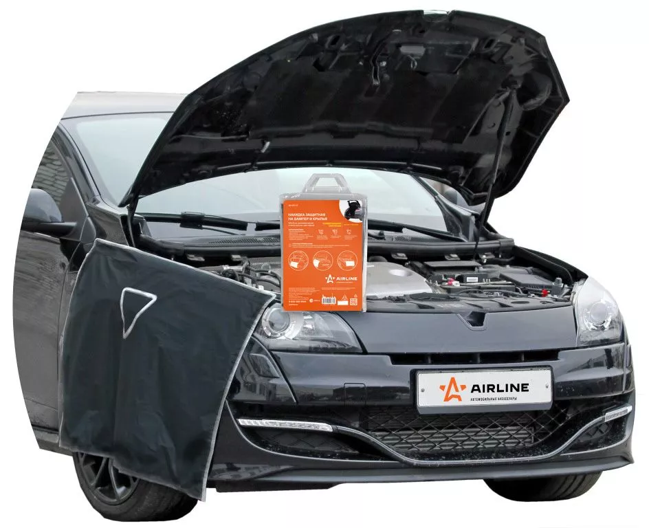 Накидка защитная на бампер и крылья 100*72см, крепление магнит+ липучка - Артикул AOPC17 - Производитель Airline - Фото, Отзывы, Цены 