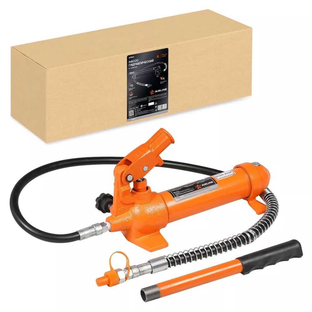 Насос гидравлический 4т, ручной привод, шланг - Артикул APM01 - Производитель Airline - Фото, Отзывы, Цены 