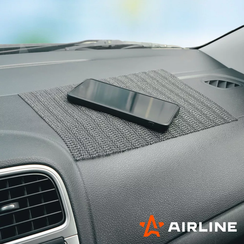 Коврик антискользящий 300х200мм, черный, сетка - Артикул ASMPC05 - Производитель Airline - Фото, Отзывы, Цены 