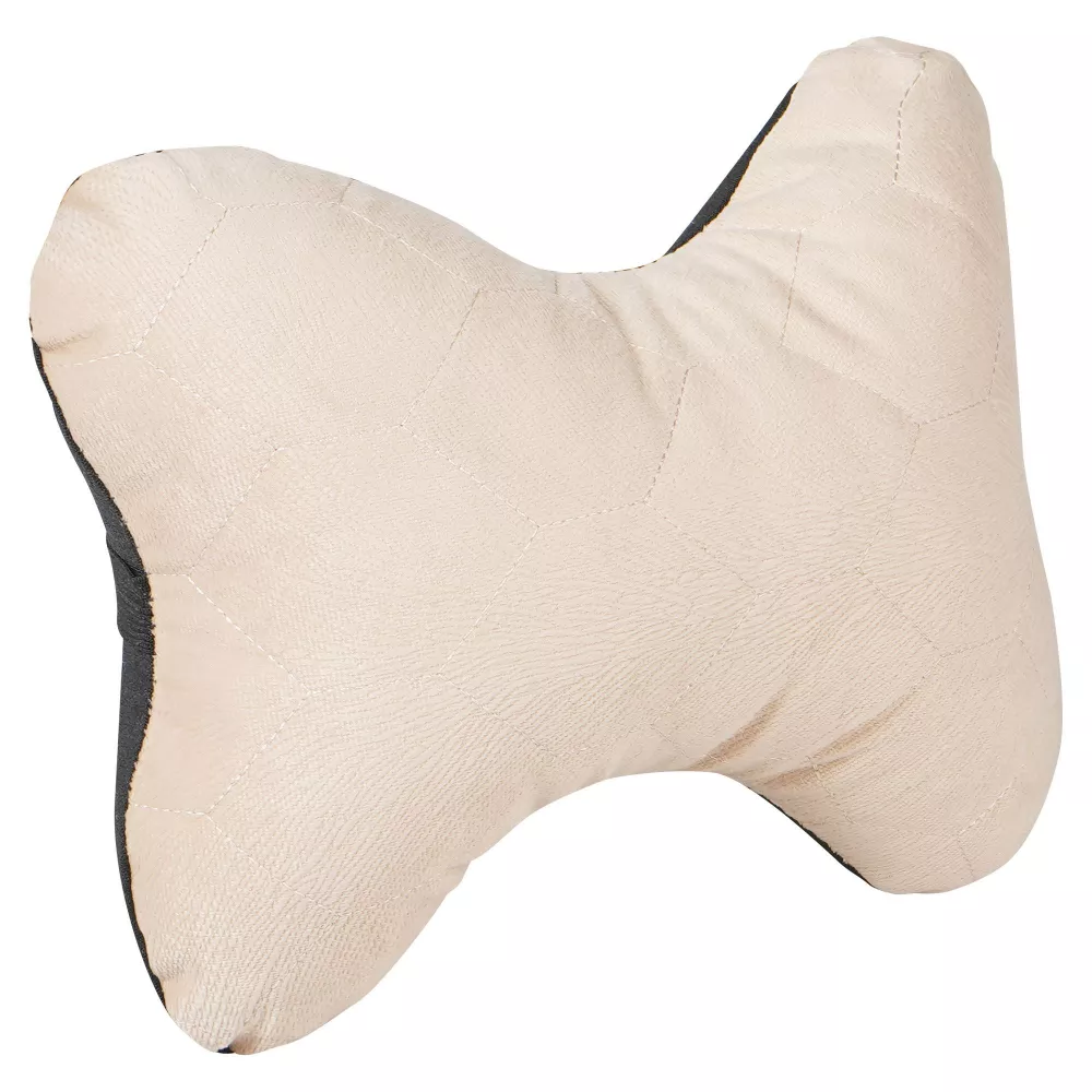 Подушка-косточка на подгол. "Алькантара", ткань, 1 шт., бежевая - Артикул ASPB03 - Производитель Airline - Фото, Отзывы, Цены 