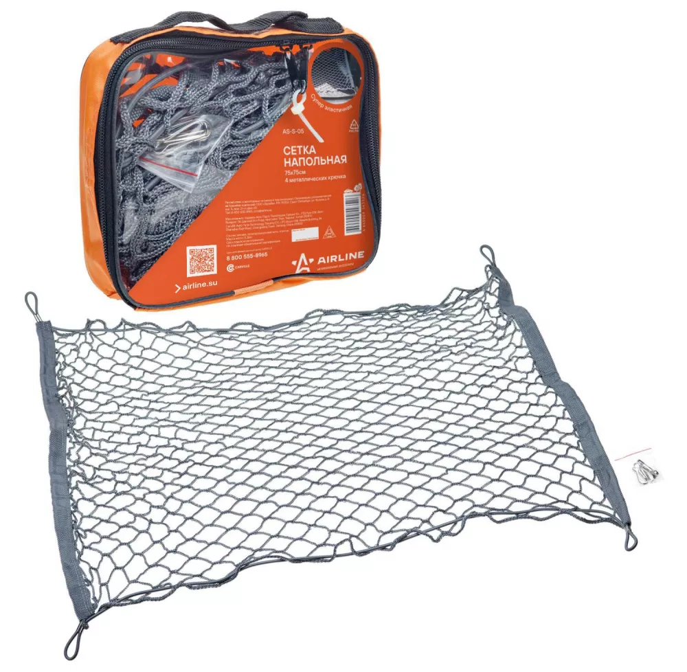 Сетка напольная 75*75 см (4 металлических крючка) - Артикул ASS05 - Производитель Airline - Фото, Отзывы, Цены 