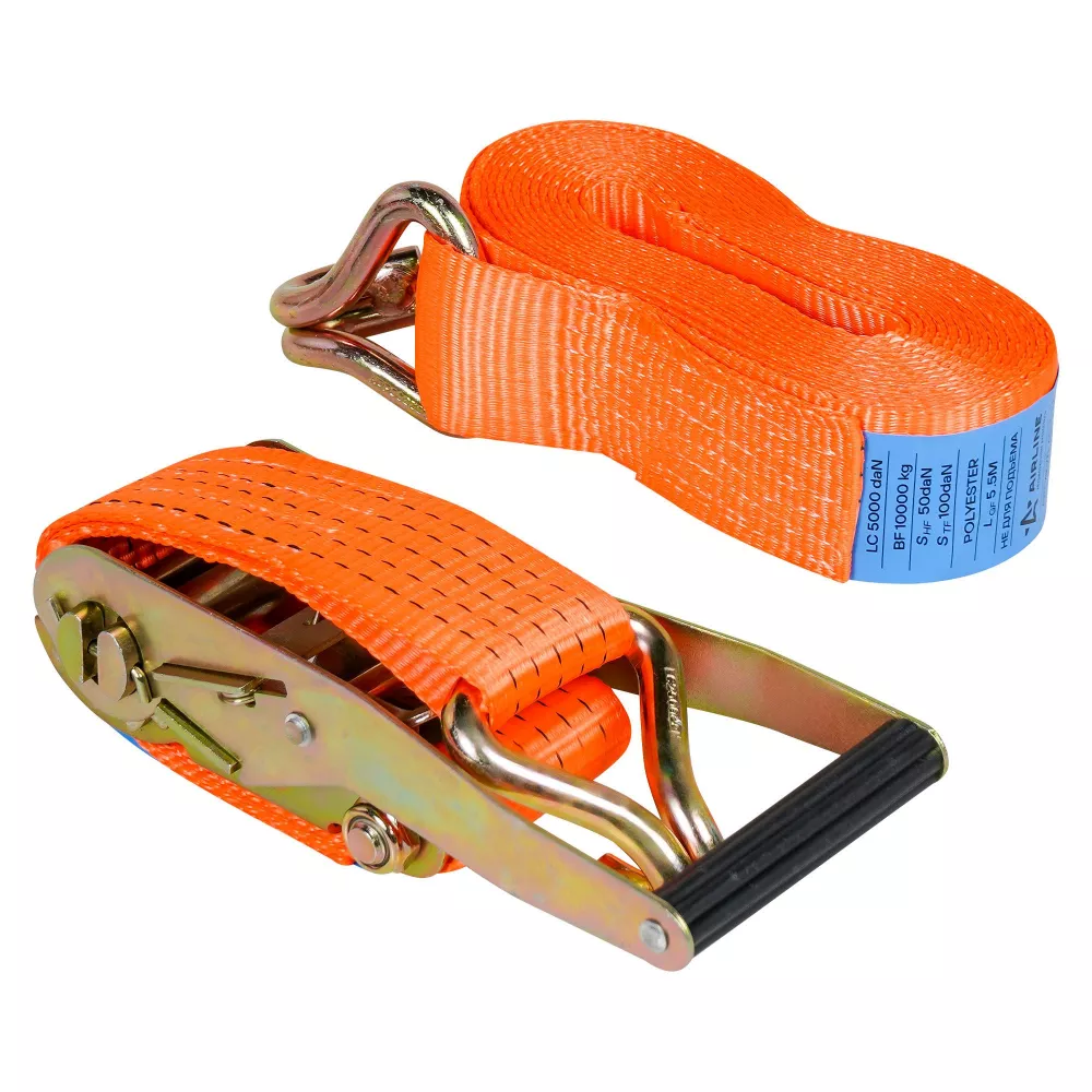 Ремень крепления груза с храповиком 10 т, 10 м - Артикул AST15 - Производитель Airline - Фото, Отзывы, Цены 