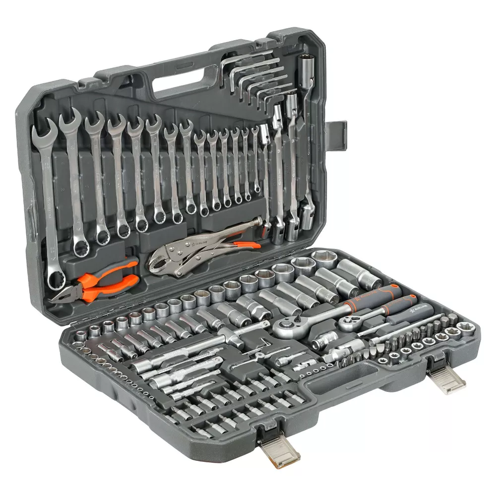 Набор инструментов универсальный 137пр. (головки 1/2, 1/4) кейс - Артикул AT13710 - Производитель Airline - Фото, Отзывы, Цены 