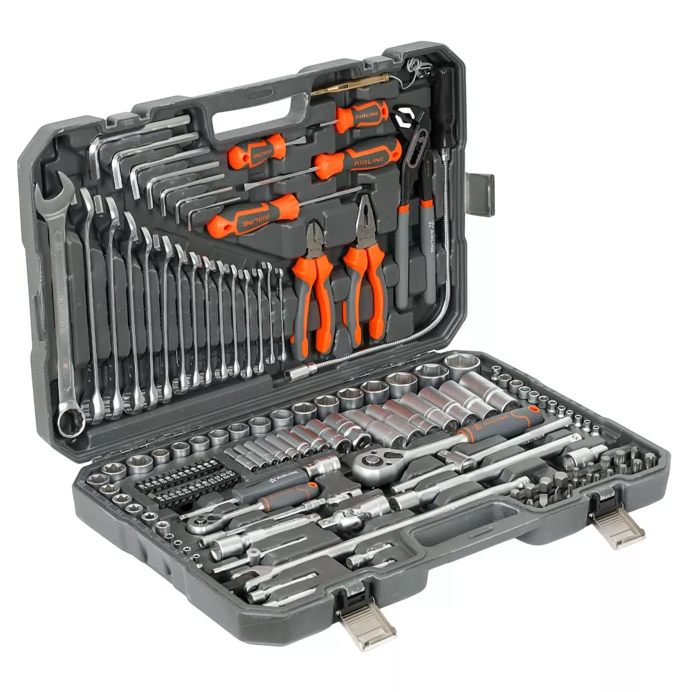 Набор инструментов универсальный 147пр. (головки 1/2, 1/4) кейс - Артикул AT14752 - Производитель Airline - Фото, Отзывы, Цены 