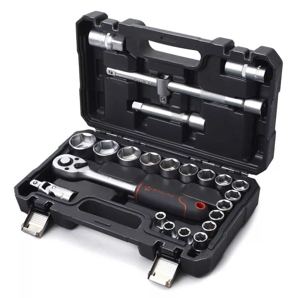 Набор головок и принадлежностей 24пр. (головки 1/2) кейс - Артикул AT2402 - Производитель Airline - Фото, Отзывы, Цены 