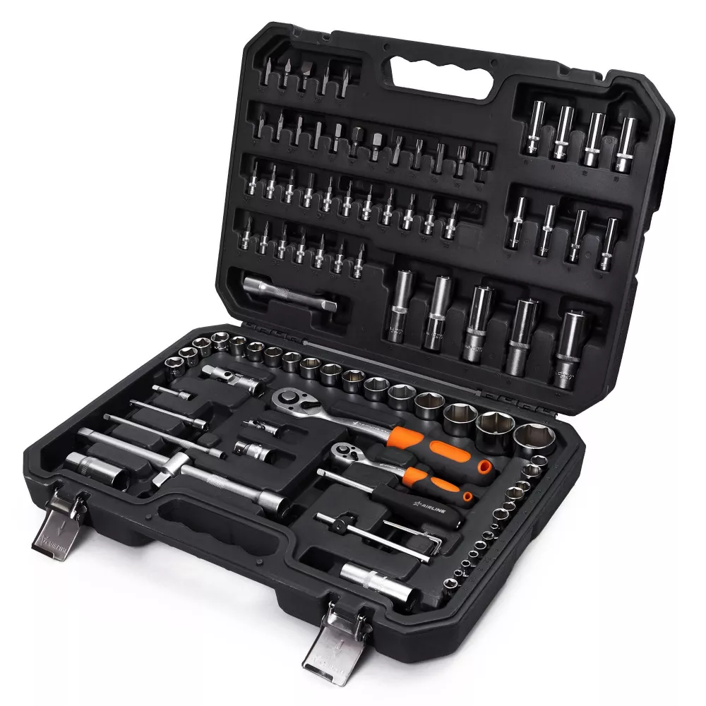 Набор инструментов универсальный 94пр. (головки 1/2, 1/4) кейс - Артикул AT9405 - Производитель Airline - Фото, Отзывы, Цены 